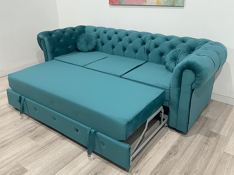 Canapea Chesterfild turquaz